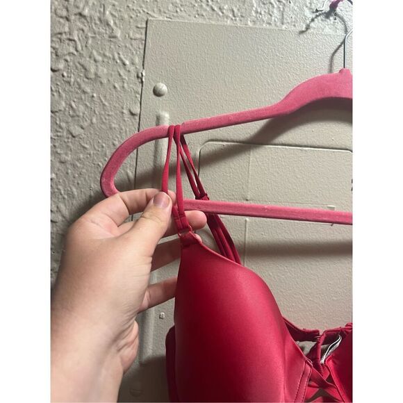 Victoria’s Secret Red Full Coverage Bra Woman’s Size 34C - Picture 7 of 13